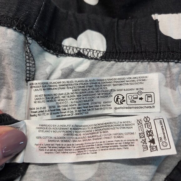 Disney at Primark 2XL Black White Mickey Walt Disney Pants Lounge Sleepwear - Picture 9 of 9